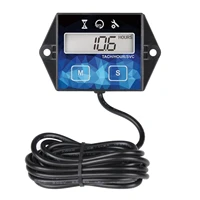 small digital engine tachometer hour meter gauge track oil change inductive%c2%a0hour meter for boat lawn mower motorcycle outboard