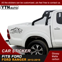 car stickers left and right 4x4 moutain off road sticker decal vinyl for ford ranger pickup and truck adventure mud car decal
