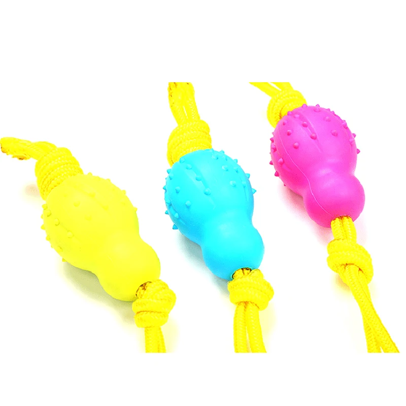 Веревка для домашних животных жесткая шпилька боулинга из ТПР нейлоновая