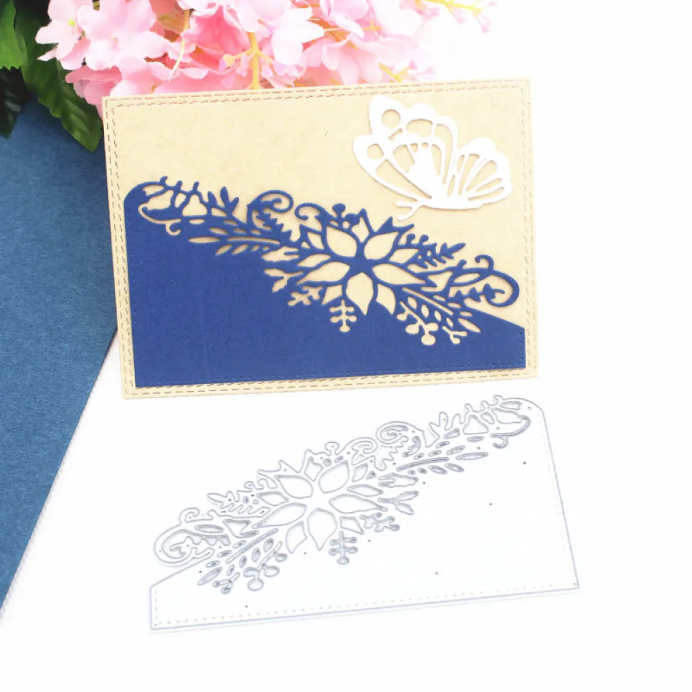 

Plant Flower Border Metal Cutting Dies New 2021 for Scrapbooking Craft Die Cut for DIY Paper Cards Making