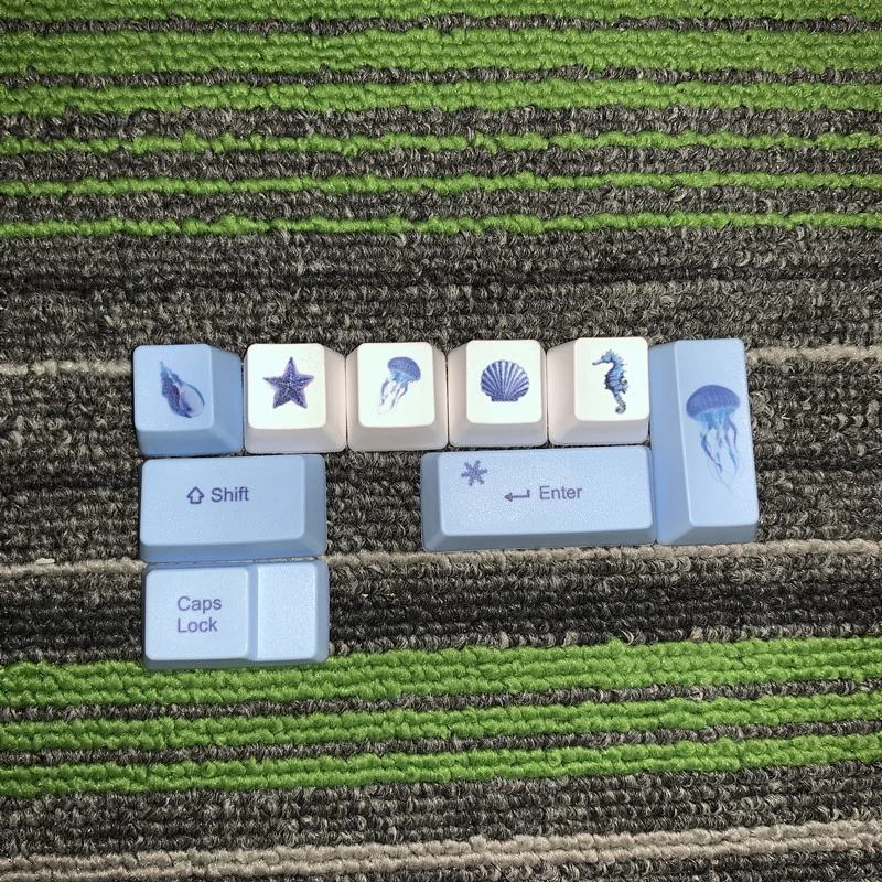 

2019 new arrival 113 keys PBT dye sublimation sakura/penguin theme keycaps mechanical keyboard key caps OEM profile