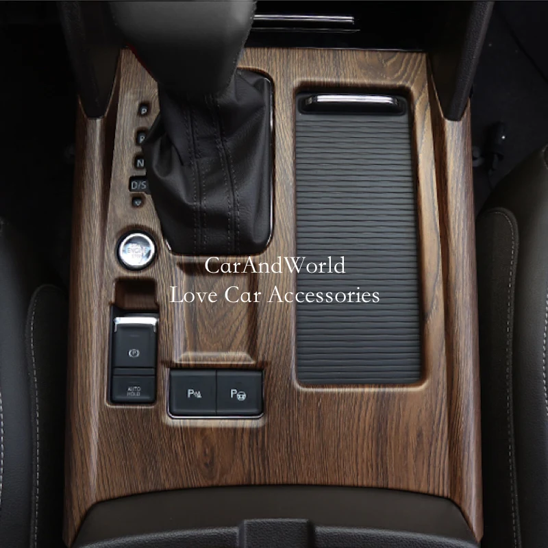 

For Volkswagen VW Teramont Atlas 2017-2020 Front Gear Shift Frame Cover Water Cup Panel Trims ABS Chrome Car Molding Accessories