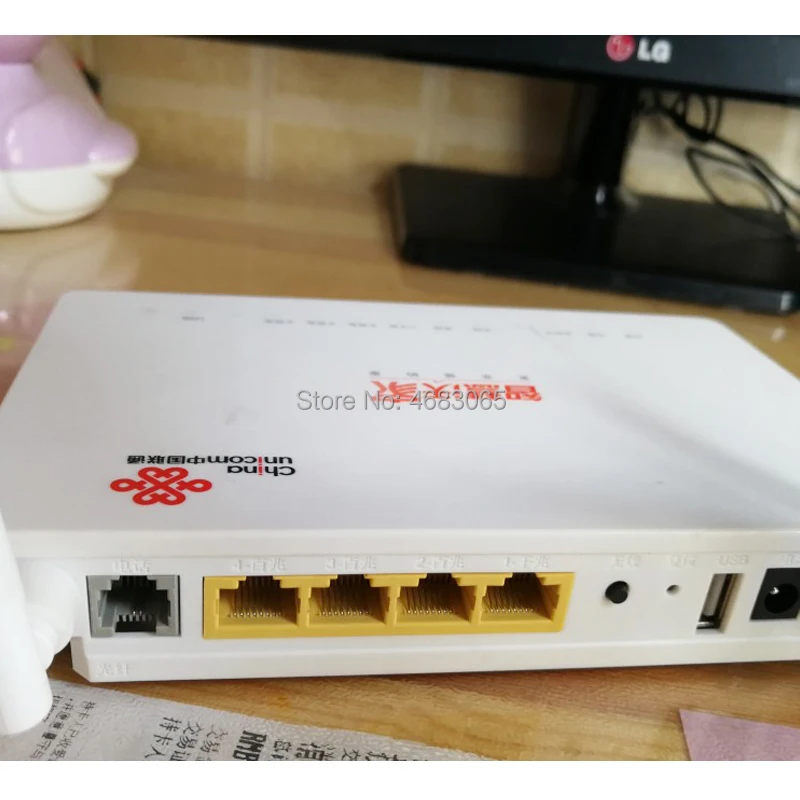 Последняя ZTE GPON ONU F677 волоконно оптический маршрутизатор 3FE + 1GE 1Tel USB Wifi 100% новая