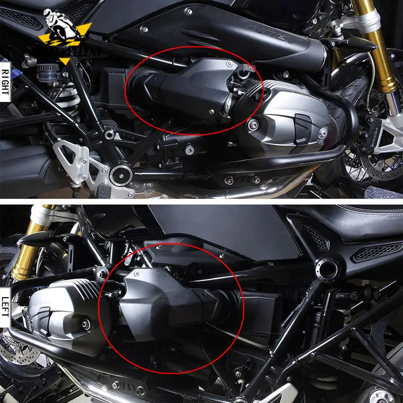 RnineT защита двигателя из АБС пластика для мотоцикла защитная крышка головки