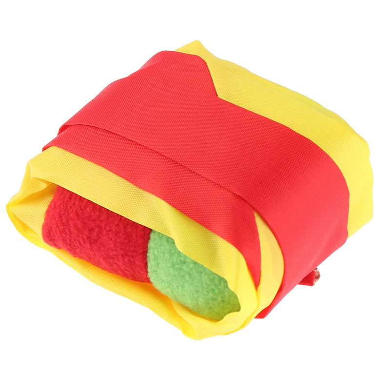 New Arrival 1pc Rainbow Ball Hand Throw Ribbon Sandbags Sensory Play Outdoor Toys Sport Games For Kids Children | Игрушки и хобби