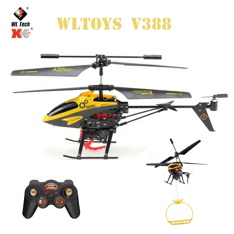 Оригинальный Дрон Wltoys V388 с дистанционным управлением 2 4 ГГц каналов красочное