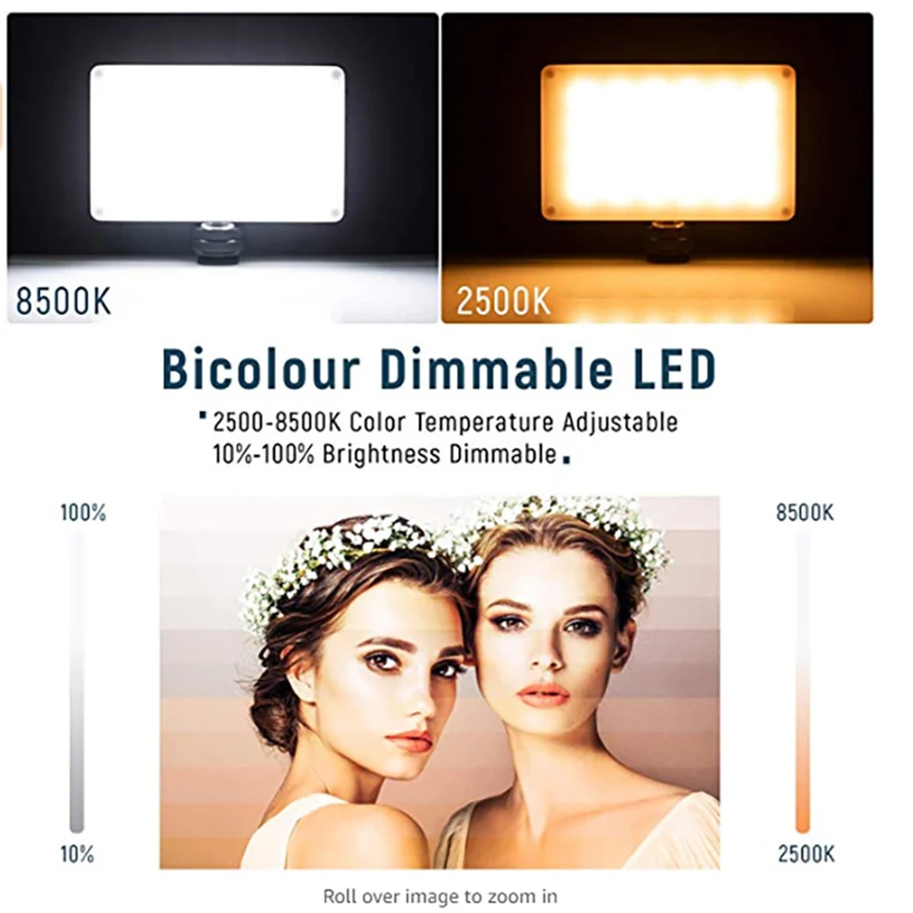 Светодиодный мини-светильник VIJIM полноцветный с регулировкой яркости 2500-8500K RGB