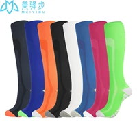 sports pressure socks 8 pairs per set compression socks multi color gradient mens and womens stockings compression socks