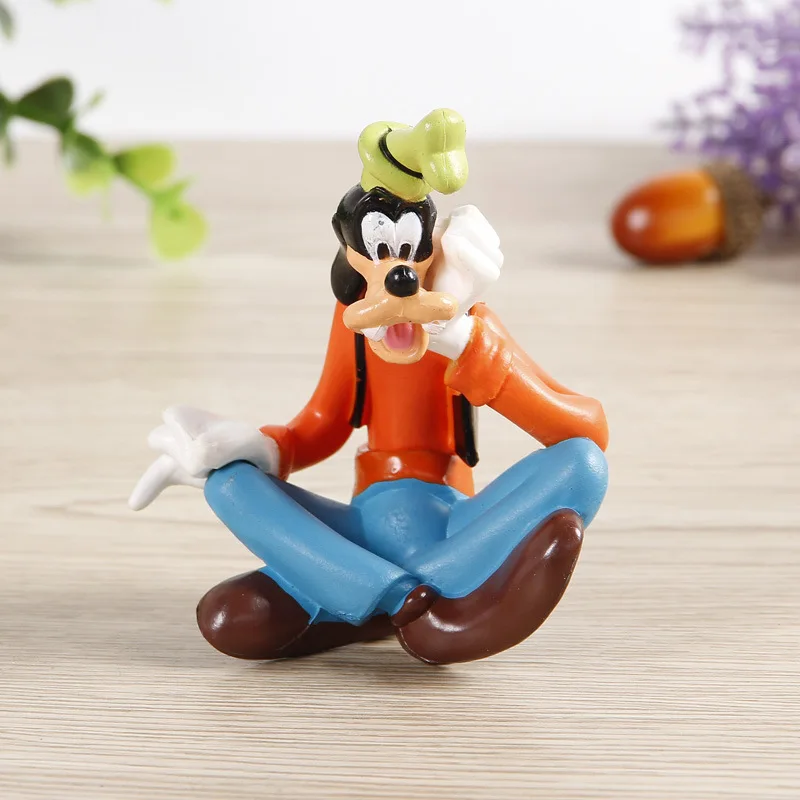 Экшн фигурки Disney из ПВХ Микки Маус Минни Дональд Дак мини милые Мультяшные