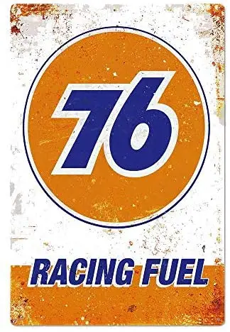 

Racing Fuel Novelty Parking Retro Metal Tin Sign Plaque Poster Wall Decor Art Shabby Chic Gift Suitable 12x8 Inch