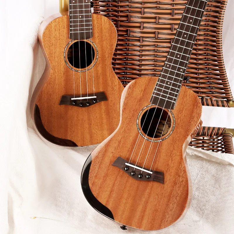 

Natural Color Ukulele Wood Guitar Fret Soprano Walnut Instrument 4 String Ukulele Unisex Chitarra Acustica Entertainment EH50U