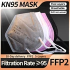 Маска FFP2 CE fpp2, 5 слоев, 20-200 шт.