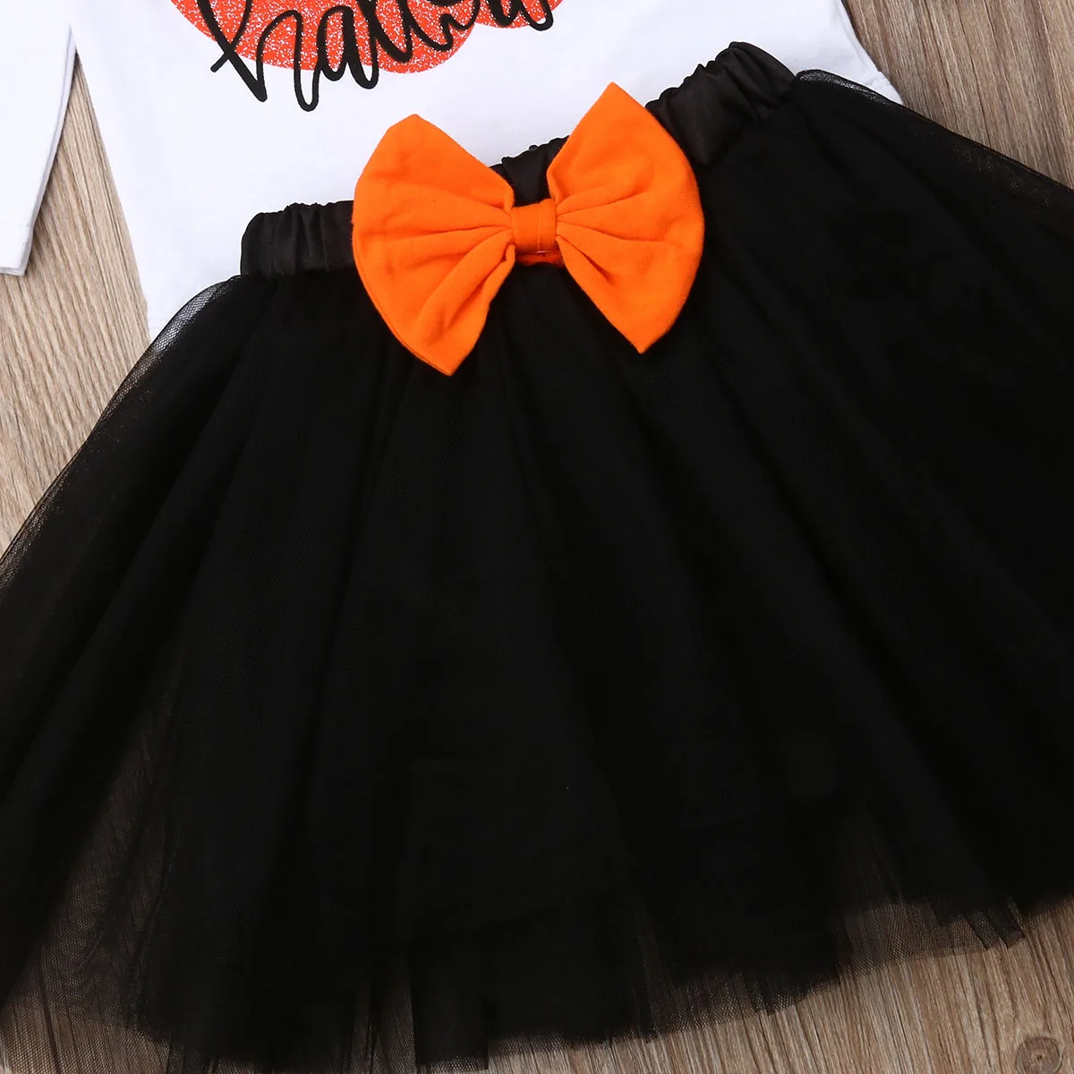 Одежда для малышей на весну и осень комбинезон с изображением тыквы