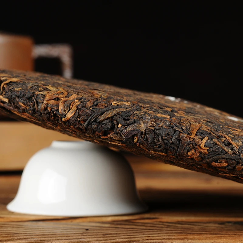 

Aged Zhong Cha Green Seal Chinese Pu-erh Tea Yunnan Shu Pu-erh Ripe 357g CNNP