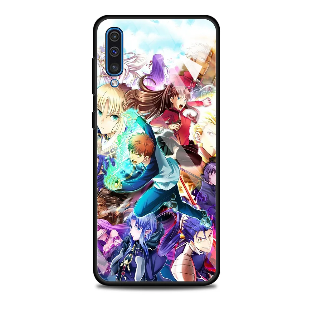 Защитное закаленное стекло для Samsung Galaxy A51 A71 A91 A72 A52 A81 A41 A31 A21 A21s M51 M31 M21 Обложка чехол Fate Zero Tohsaka Rin.