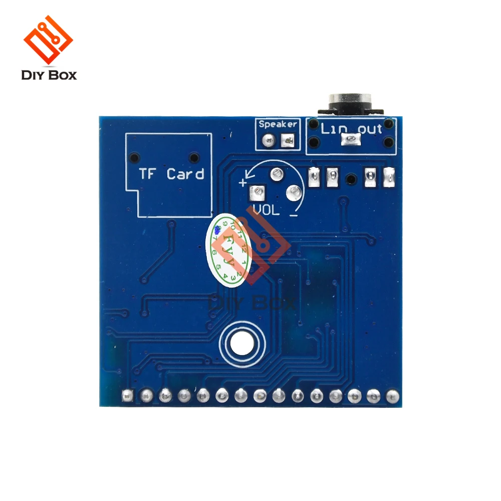 

DC 5V MP3 voice player module supporting MP3 WAV DIY kit sound amplifier board module volume control sub board speaker speakers