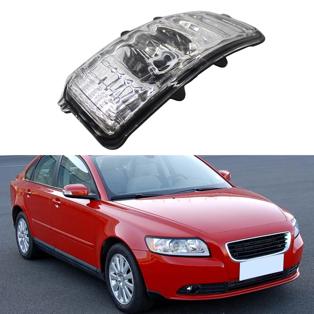 Автомобильная Поворотная сигнальная лампа зеркало заднего вида для Volvo S40 S60 S80