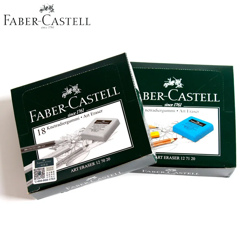 Ластик для моделирования Faber Castell 127120 мягкая глина разминания с углем 4 цвета на