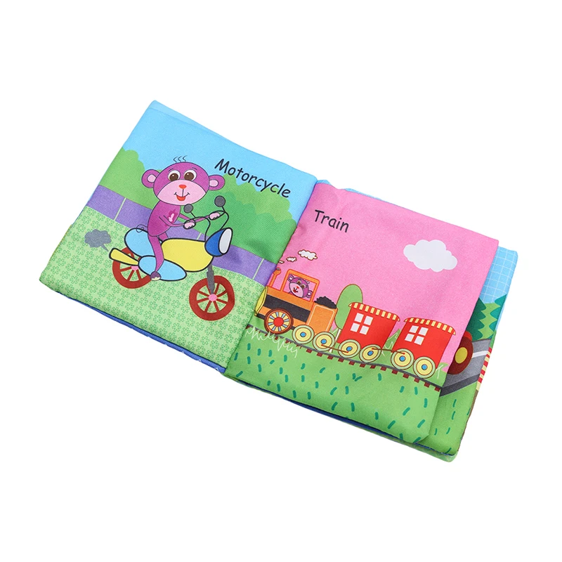 

Baby Books For Kids Quiet Book Soft Cloth Book In English Baby Intelligence Development Libros Infantiles Baby Toys 0-36 Months