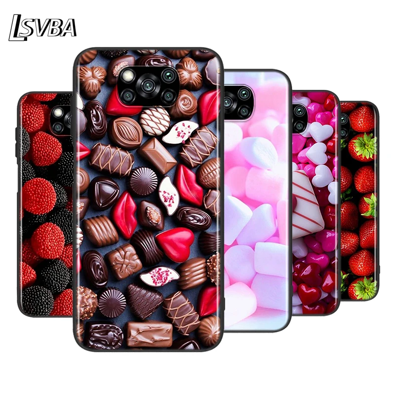 

Fruit Snacks Sugar For XiaoMi Poco X2 X3 NFC M2 M3 F1 F2 C3 Pro Mi Mix 3 Play A3 A2 A1 CC9E CC9 5X 6X 5 6 Lite Phone Case