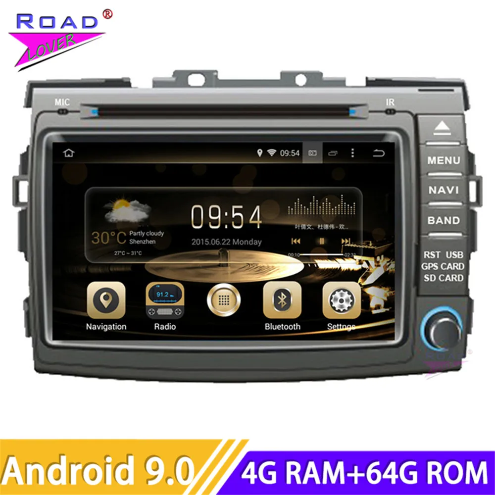 Автомобильный DVD-плеер Roadlover Android 9 0 Авторадио для Toyota Previa Estima Tarago Canarado 2006 г. стерео