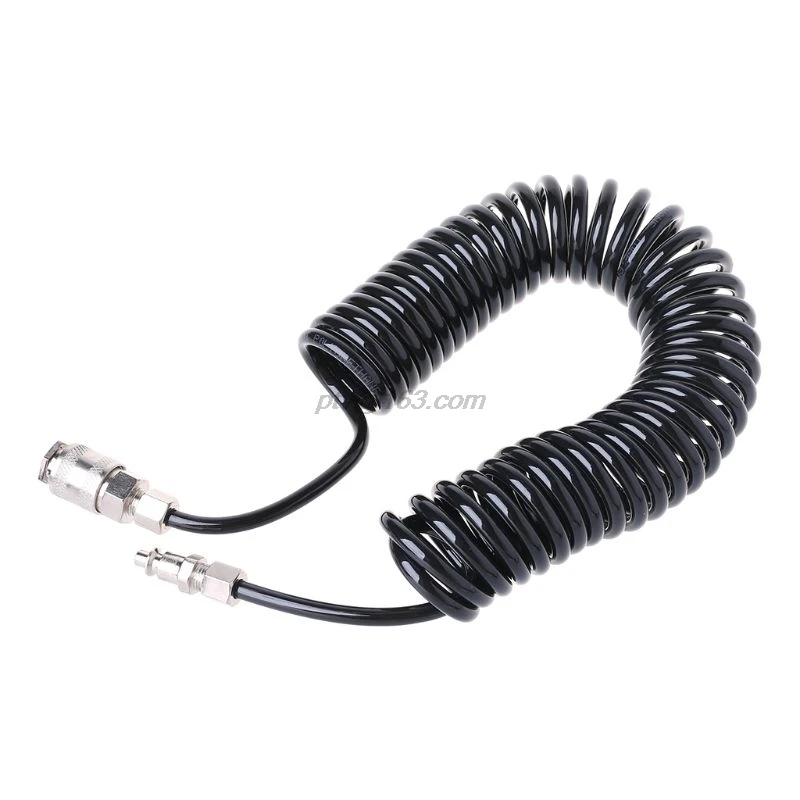 

1 pcs Black Air Duster Blow Gun Pneumatic Wind Blowing Kit EU Connector PU Hose 35EE