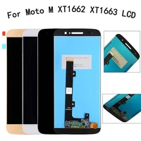 100tested full working 5 5lcd for motorola moto m xt1662 xt1663 lcd display with touch screen digitizer assembly replacement