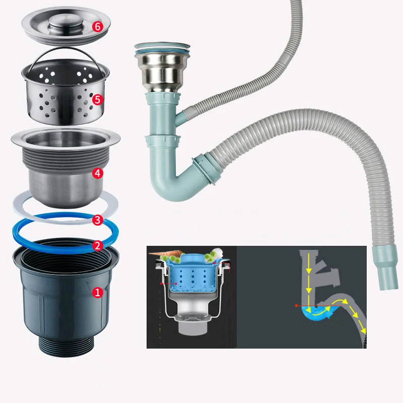 Кухонная раковина из нержавеющей стали 304 с краном нано утолщенная золотая одним