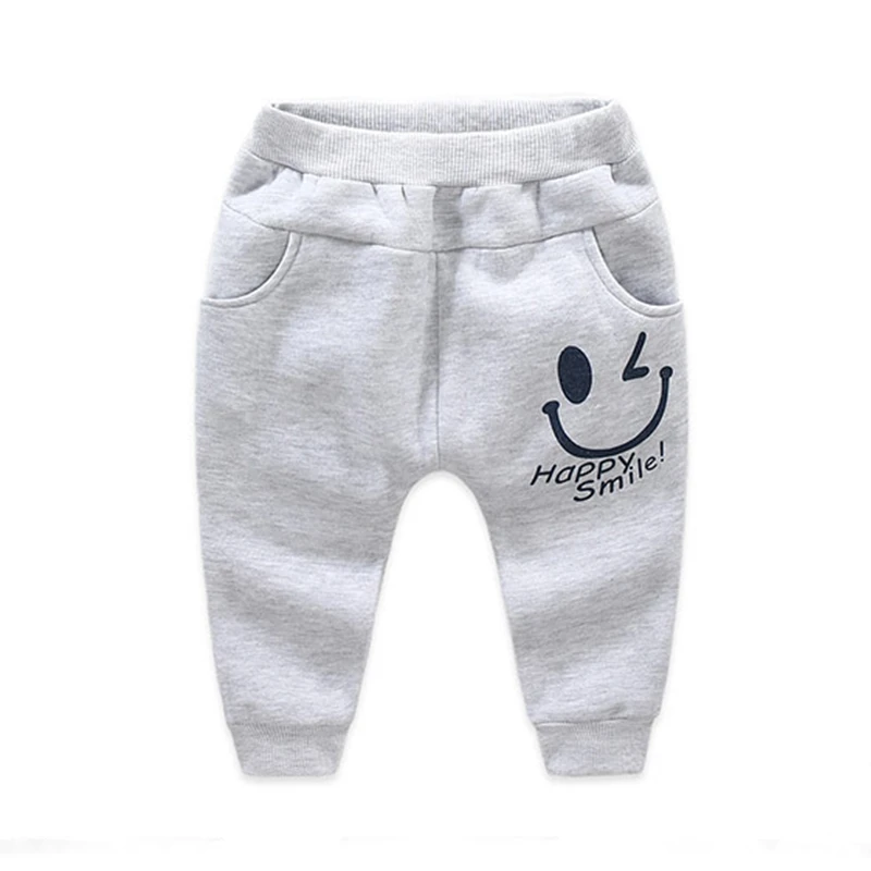 Хлопковые детские штаны брюки с эластичной резинкой повседневные для маленьких