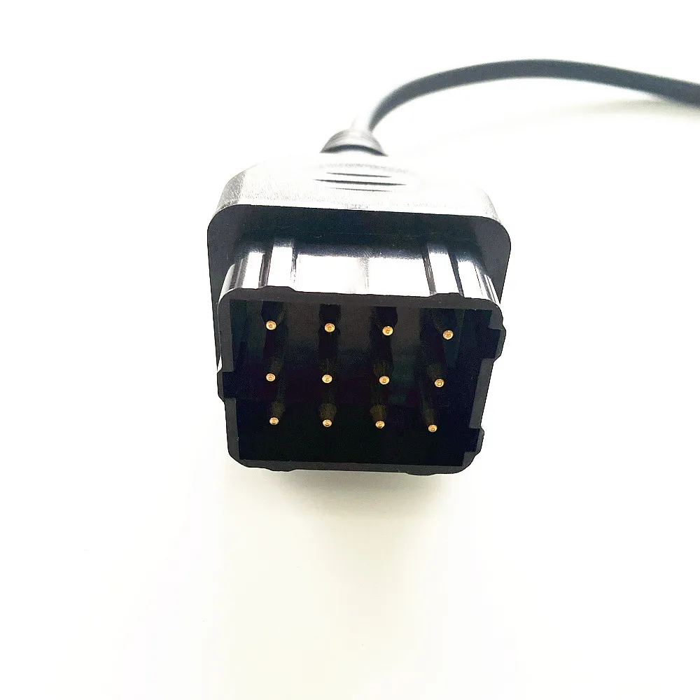 Разъем OBD2 адаптер кабель грузовика для ГАЗ 12Pin к 16Pin разъем 12-контактный штекер