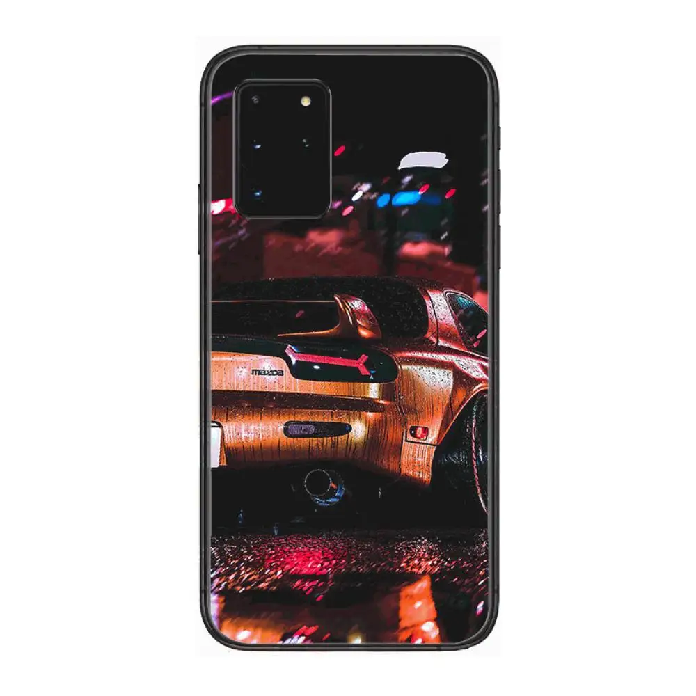 

JDM Tokyo drift sports car Phone cover hull For SamSung Galaxy S 6 7 8 9 10 20 21 Plus Edge E note 5G Lite Ultra black soft bu