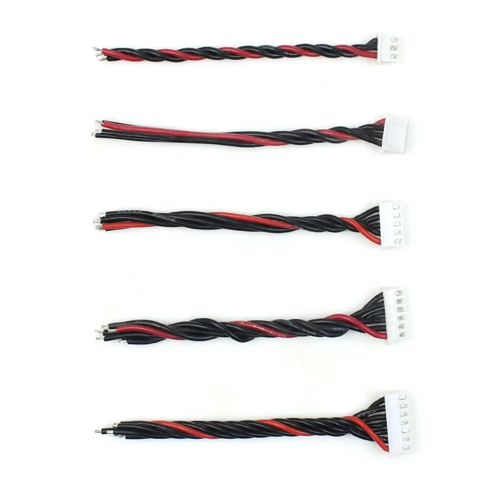 5 шт. 2s 3s 4S 5S 6s LiPo батарея баланс зарядное устройство штекер линии/провода/разъем