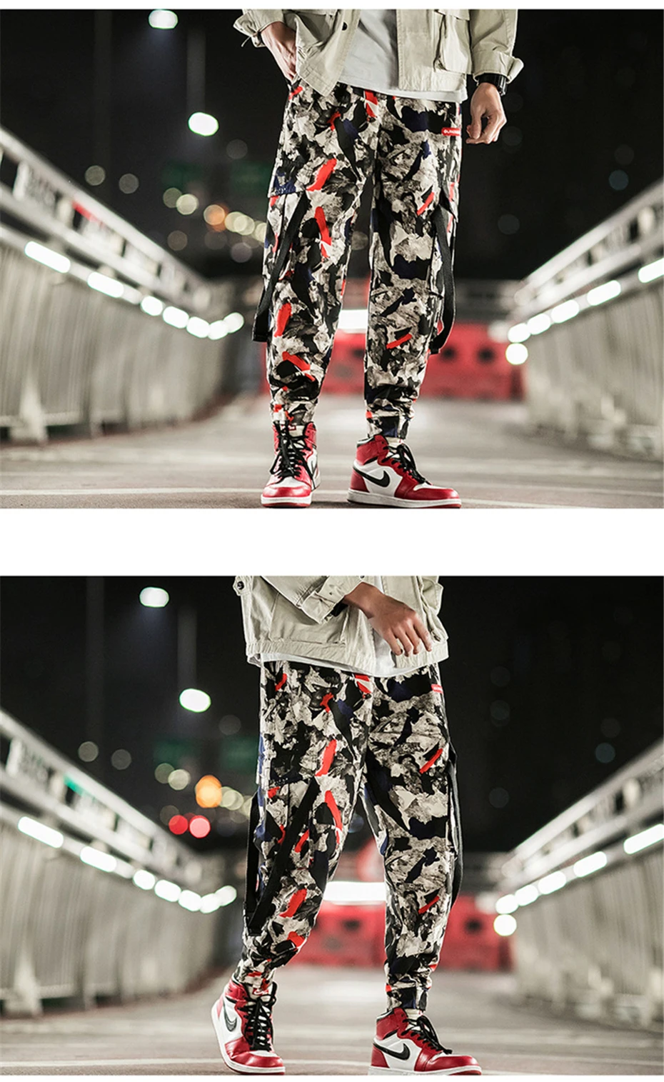 Мужские желтые камуфляжные брюки Уличная Брюки в стиле милитари Jogger Pant хип-хоп Camo Sweat pants Мужские брюки длиной до щиколотки из хлопка