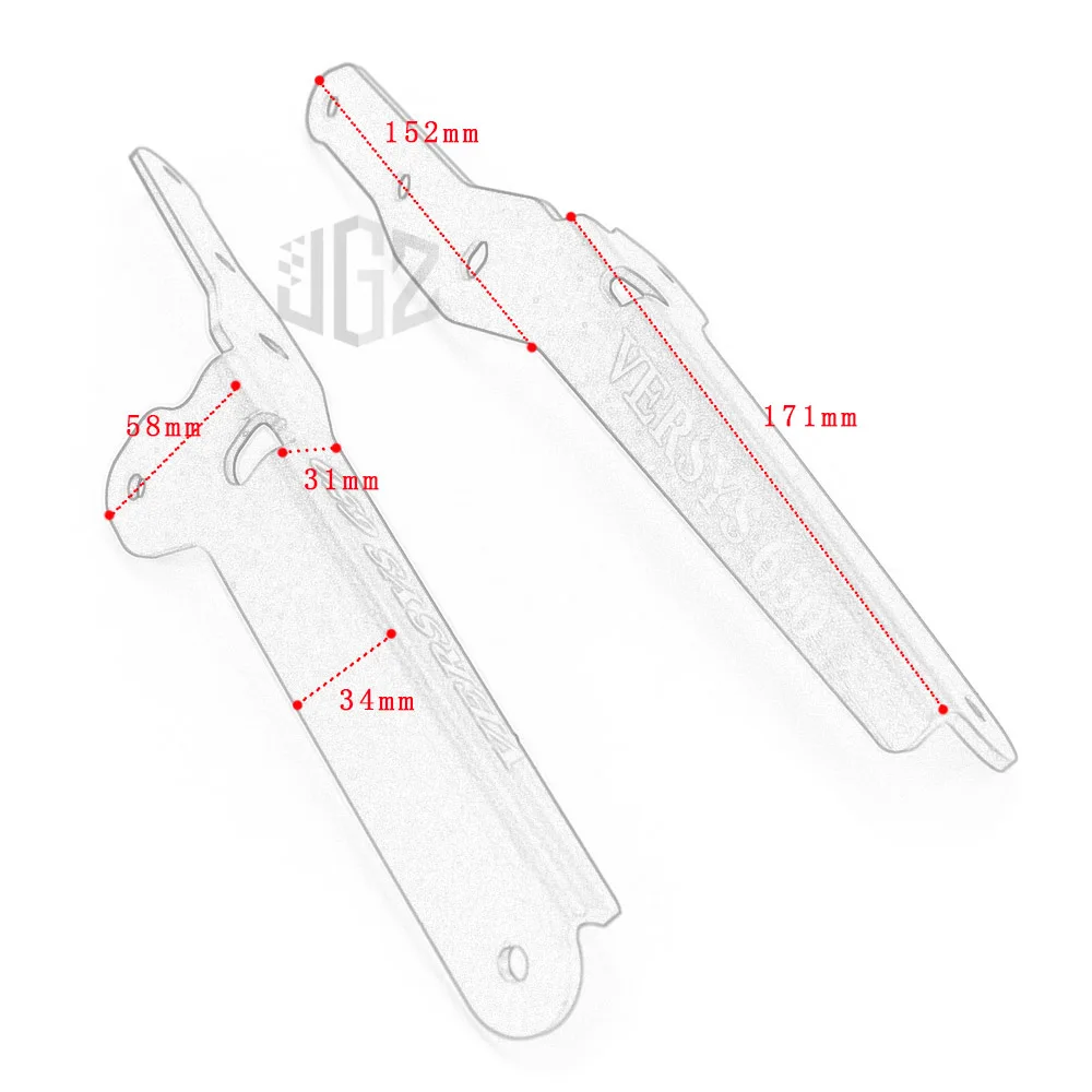 

Motorcycle Aluminum Rack Shelf Frame Rear Bracket Tail Support Holder Accessories For KAWASAKI VERSYS 650 2017 2018 2019 2020