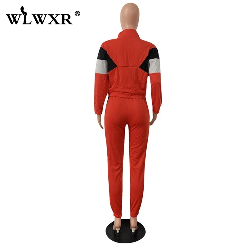WLWXR осенние уличные спортивные костюмы женский спортивный костюм комплект из