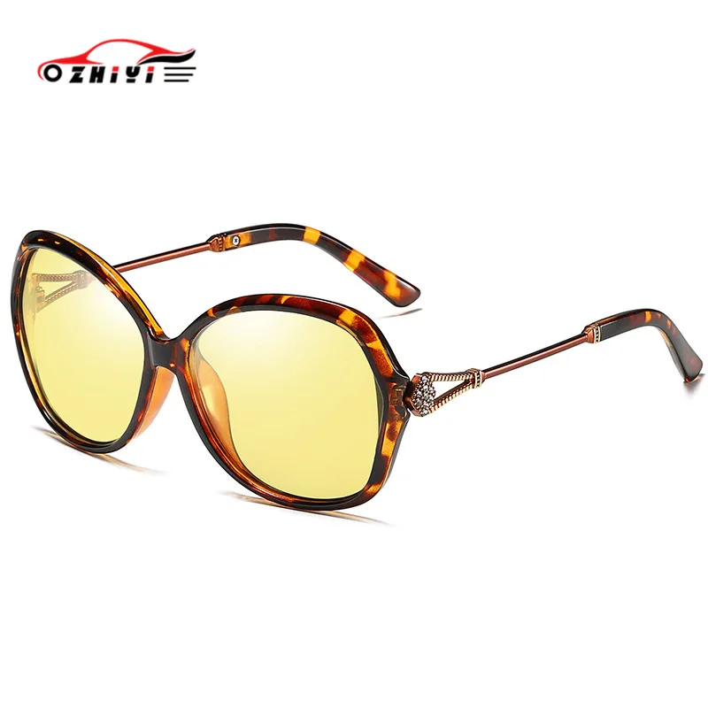 Женские очки ночного видения ZHIYI винтажные поляризационные фотохромные