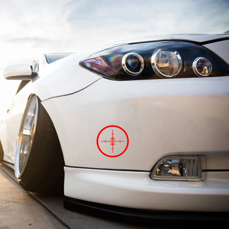 Точная снайперская винтовка на автомобиле наклейка для прицела внедорожника