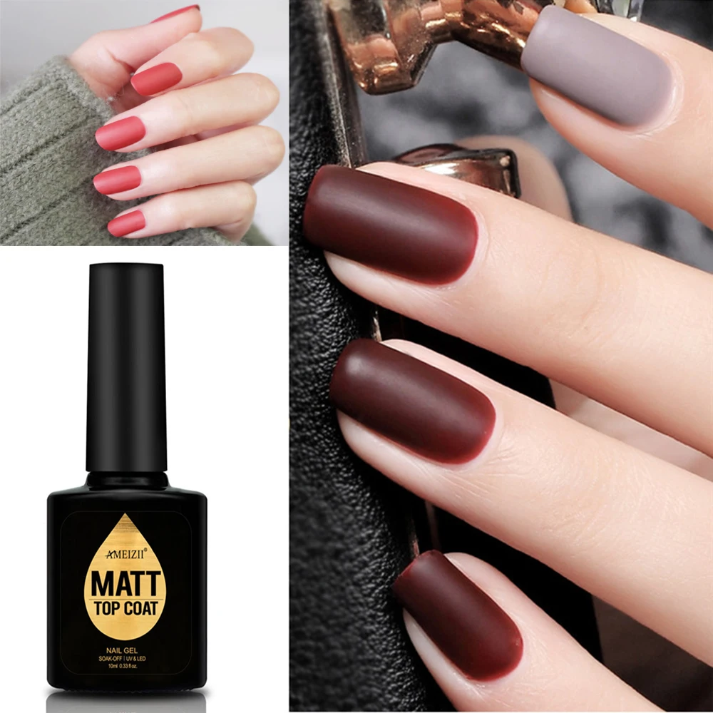 УФ гель для дизайна ногтей Матовый верхний слой удача Гель лак легкая чистка