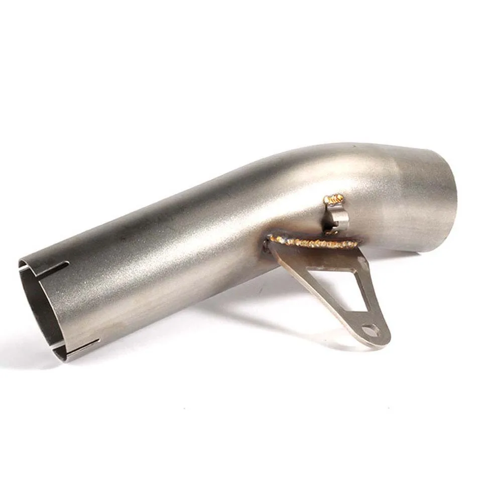 TKOSM средняя выхлопная труба мотоцикла Нержавеющая сталь глушитель выхлопной