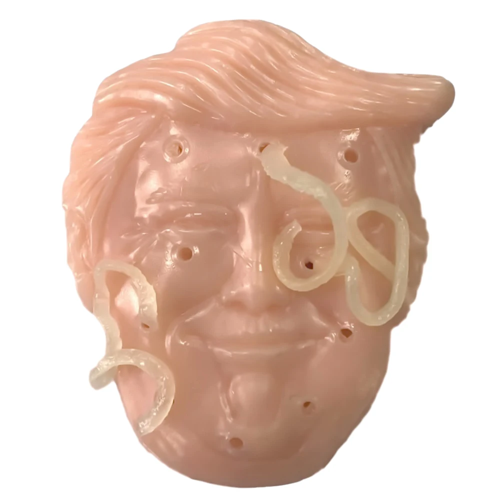 Забавная игрушка для сжимания акне Акне на лице персиковая снятия прыщей и