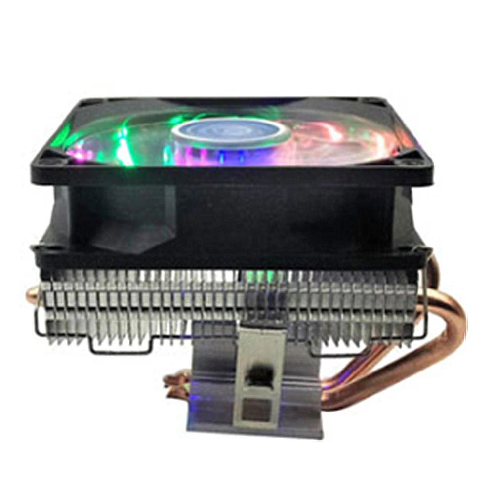 Процессор кулер 2 тепловая труба 90 мм светодиодный вентилятор высокого качества