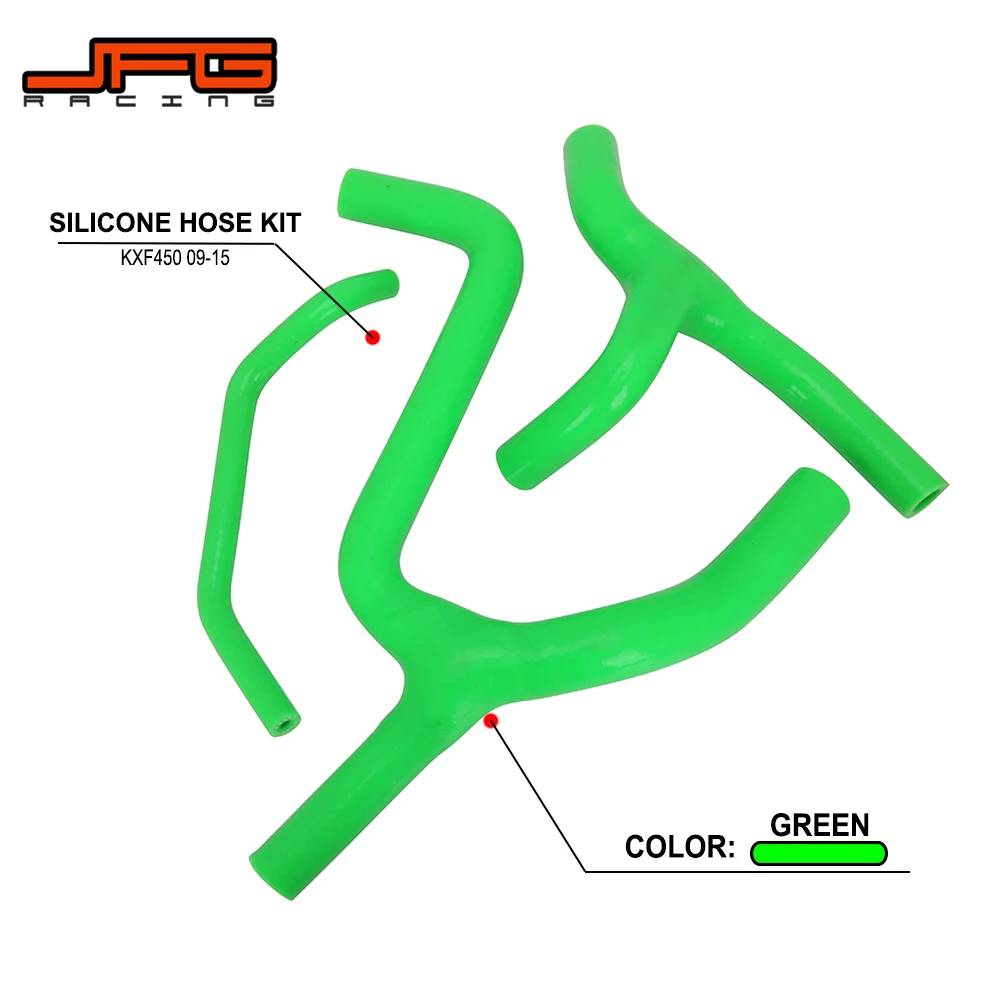 Силиконовые Радиатор охлаждения охлаждающей жидкости шланга для KAWASAKI KXF450 KX450F KXF
