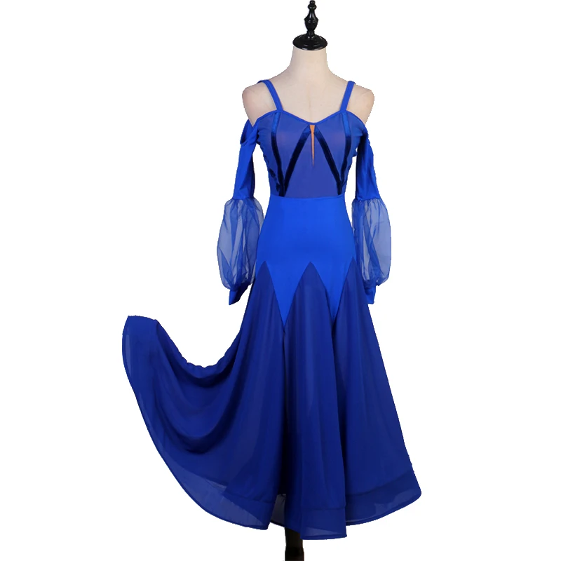 На заказ новый конкурс бальных танцев платье танцевальные бальные вальс платья