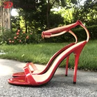 Туфли женские и мужские на очень высоком каблуке 13 см с ремешком на щиколотке