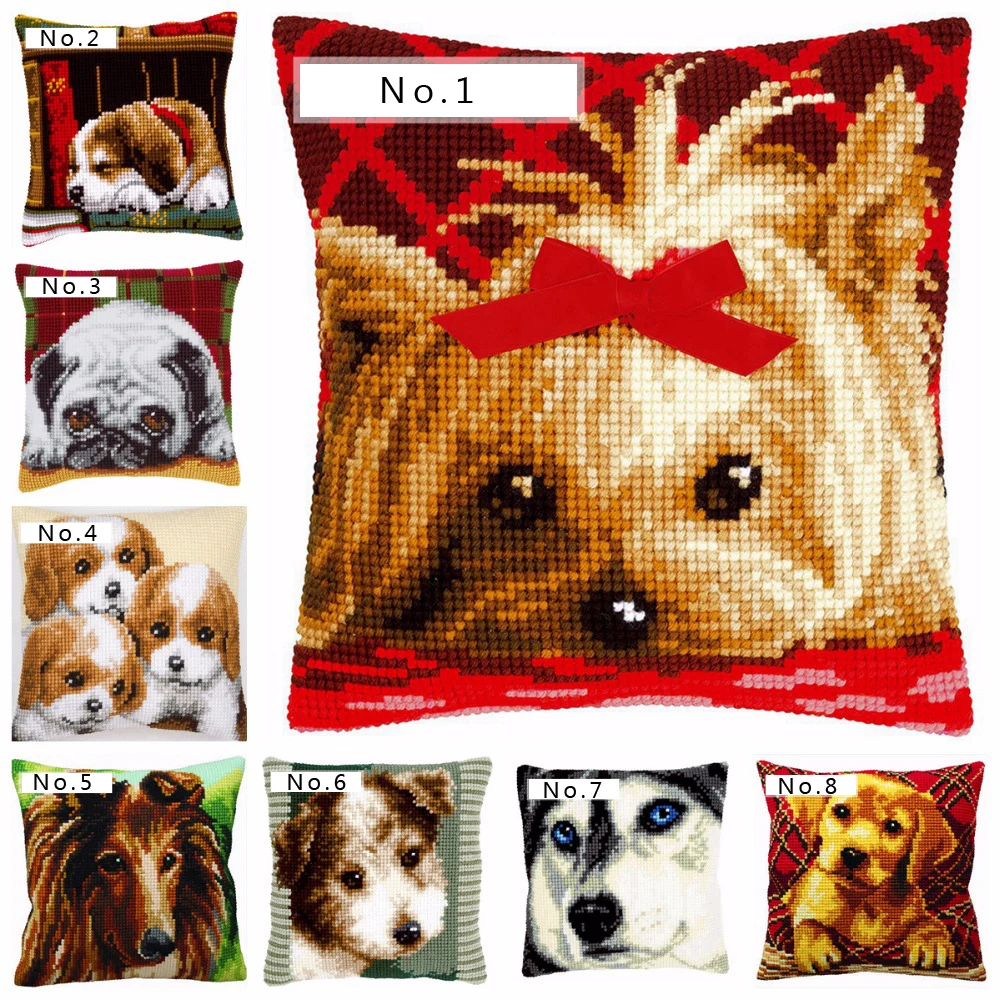 

Prajna Handmade Pillow Cushion Latch Hook Kit Mat DIY Embroidery Needlework Crochet Pillows Kits Unfinished Accessories