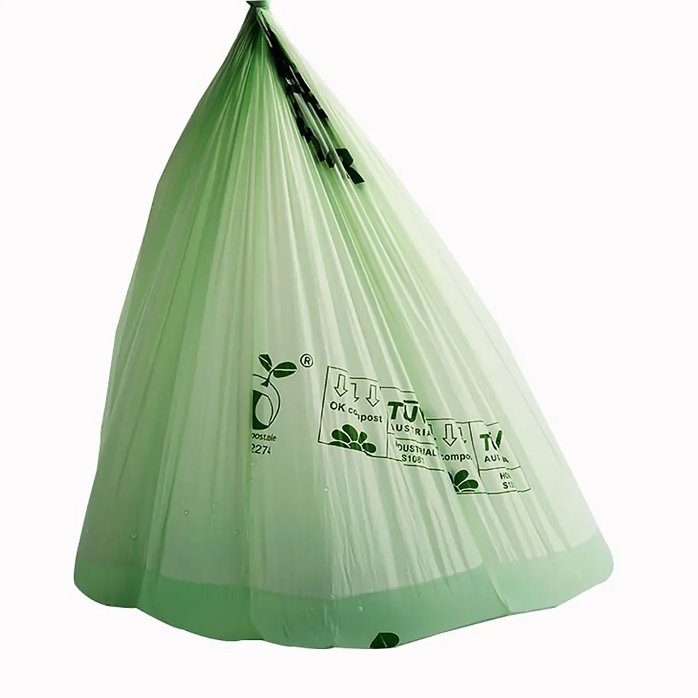 50 шт мешки для мусора биоразлагаемые собак кукурузный крахмал нулевые отходы