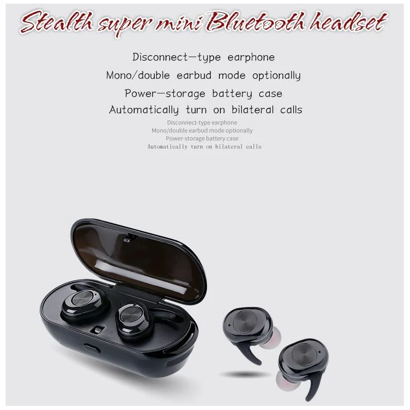 TWS-J3S Bluetooth Wireless Earphones headset Earbuds Touch Control Sport Headset Noise Cancel Earphone for xiaomi iphone | Электроника