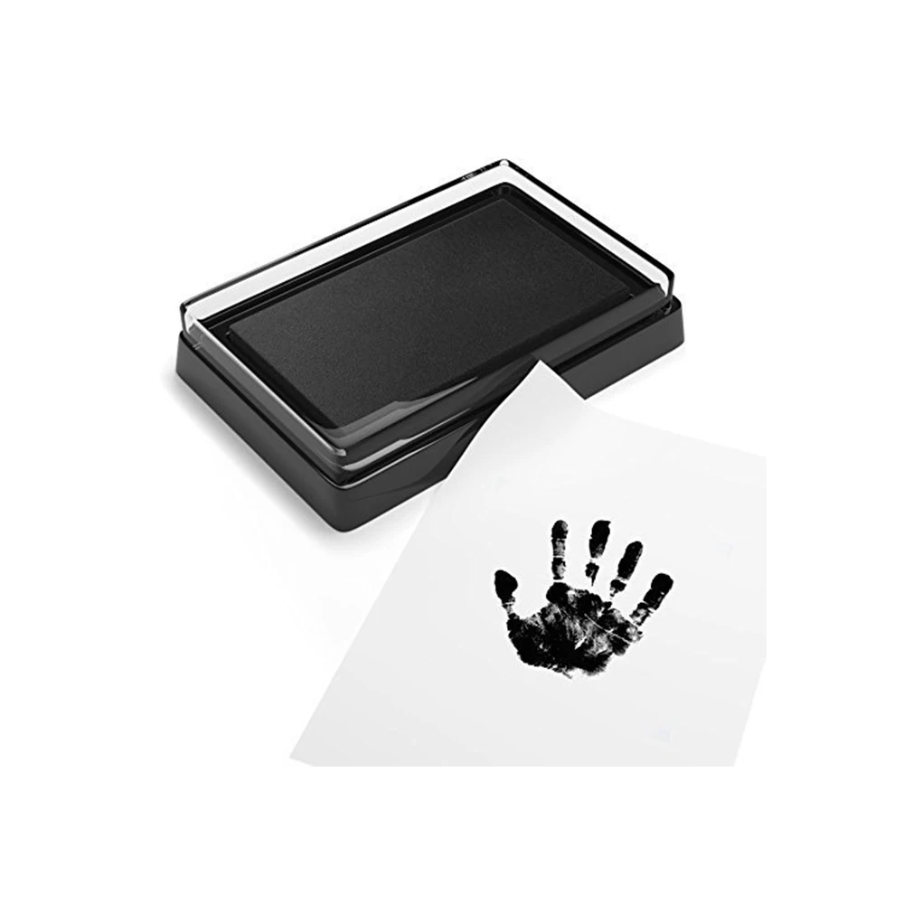 Экологически чистый уход за ребенком нетоксичный ребенок Handprint Набор для отпечатка ступней Детские сувениры отливка новорожденный отпечаток ноги inkpad
