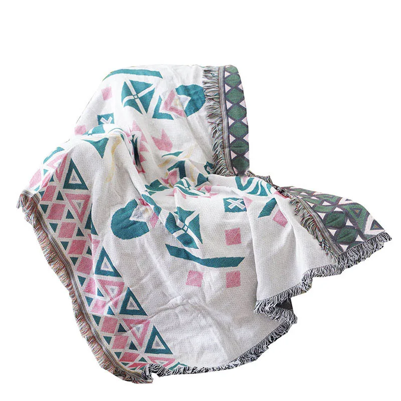 Вязаное одеяло для дивана детское кресло диванское плед пляжные купальные