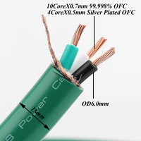 hi end mcintosh 2328 5n copper and silver mixed ac power bulk cable hifi power core audio power cable